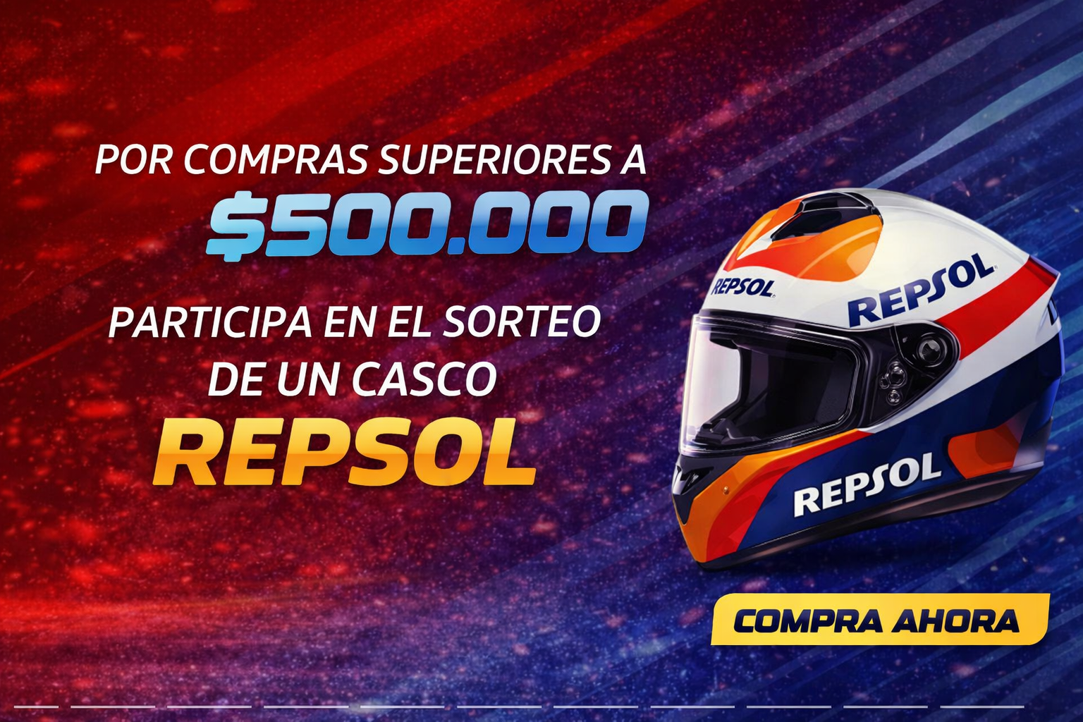 Sorteo Casco Repsol